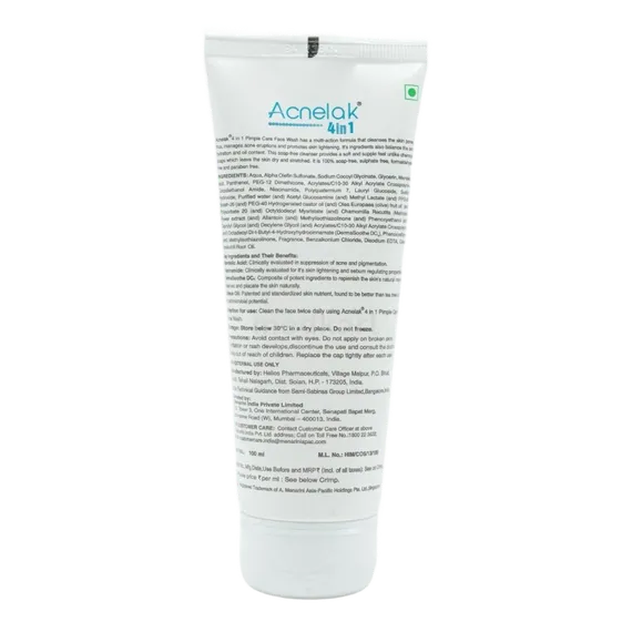 acnelak 4 in 1 facewash 100 ml